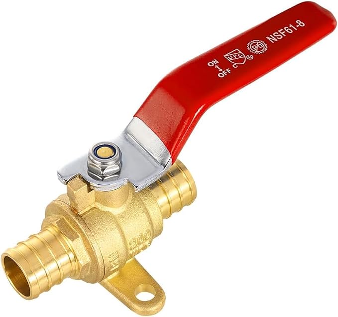 30-Pack EFIELD 3/4-inch Crimp Pex Full Port Shut-off Brass Ball Valve - Image 3