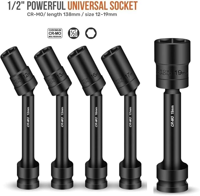 1/2 Inch Drive Socket Wrench Adapter - Image 5