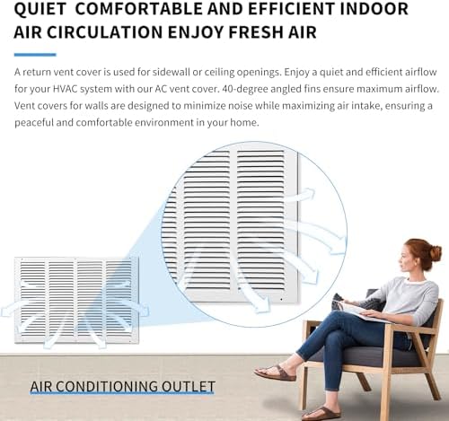 Vent Cover 20 x 14, Air Return Vent Cover, Flat Vent Cover, Rejillas De Aire - Image 7