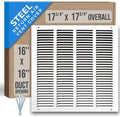 Fits 16x16 Duct Opening | Steel Return Air Grille by Handua | Vent Cover Grill by Handua
