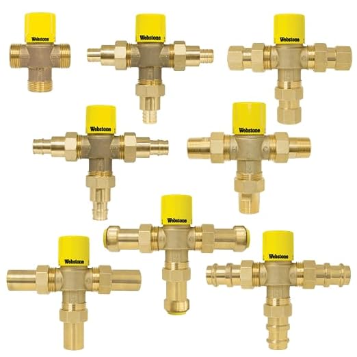 3/4 Inch, F1807 PEX, LF Brass Thermostatic Mixing Valve, Integral Check Valve - Image 2