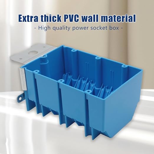 Adjustable 3 Gang Electrical Box, 49 Cu in 3 Gang Box, 7-1/2-Inch Length By - Image 2