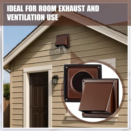 Gisafai 4 Inch Dryer Vent Cover Outdoor - Image 6