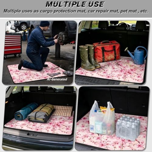 ELEQIN Car Cargo Liner Non Slip Backing Cargo Mat Rear Trunk Liner All Weather - Image 3