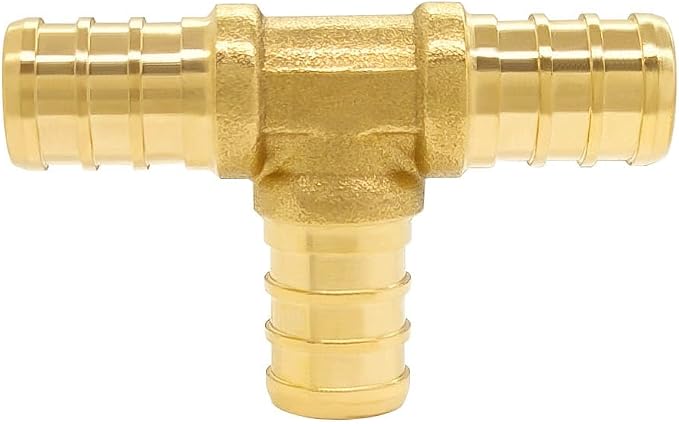 Hooshing 20 Pack 1/2" PEX Fitting Combo, Cross Set | Heavy Duty Brass Barb - Image 5