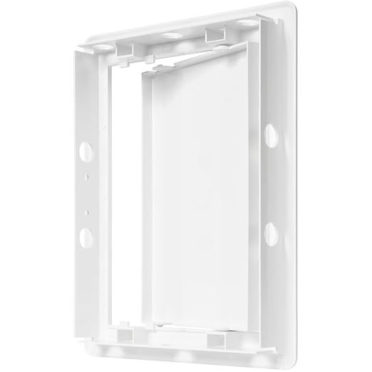 6" x 8" White ABS Plastic Plumbing Access Panel - Image 5