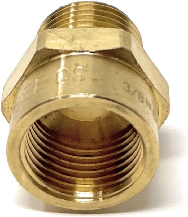 Cascada 3/8" G Thread Female to NPT Male Pipe Fittings | Lead-Free Brass Pipe - Image 5