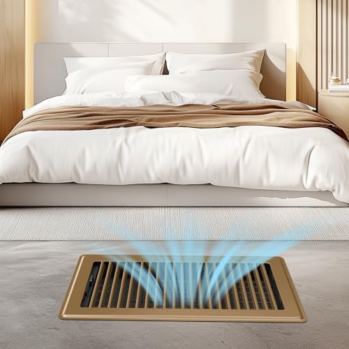 6x12 Floor Register, 2 Pack Heavy Duty Steel Floor Vents Covers - Image 6