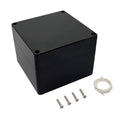 ABS Plastic Electrical Project Case Power Junction Box, Project Box Black 4.7" by LeMotech