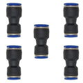 zjxed 12mm OD x 10mm OD Pneumatic quick Connector Push to Connect fittings by ROZESAZZ