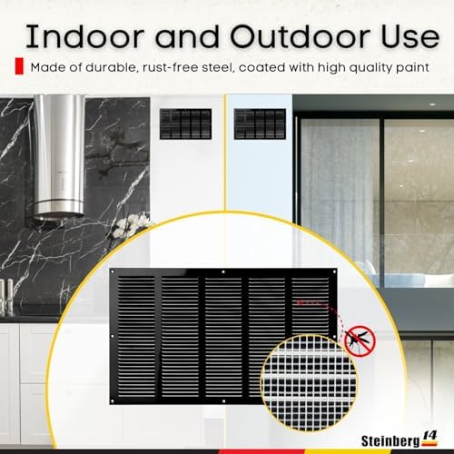 Steinberg14 Black Vent Cover 18x10 - Image 6