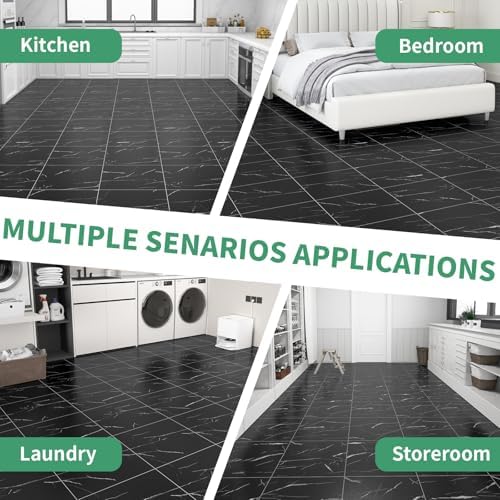 40-Pack Peel and Stick Floor Tiles Vinyl Floor 12 x 12 inch Self Adhesive - Image 6