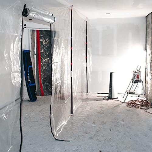Zipwall AZ2-PK12 Standard Zipper Dust Barriers, 24 Pack - Image 3