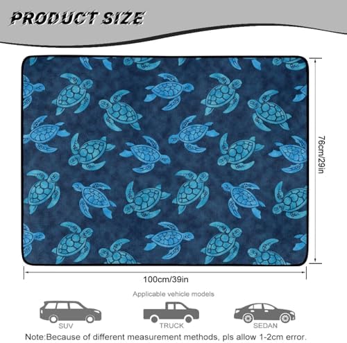 ELEQIN Car Trunk Mat for SUV Sedan Truck All Weather Cargo Liner Trunk - Image 7