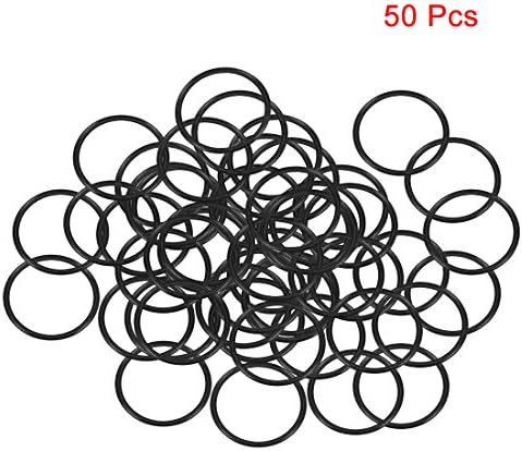 uxcell 50pcs 14x12x1mm Nitrile Rubber O-Rings Metric Sealing Gasket - Image 2