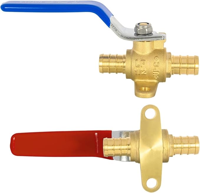 4PACK GUOFIS 1/2" PEX Crimp Full Port Ball Valve - Image 6