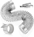 HOOMESUN Dryer Vent Hose 4 Inch 8FT Heavy Duty Flexible Exhaust Duct Hose by HOOMESUN