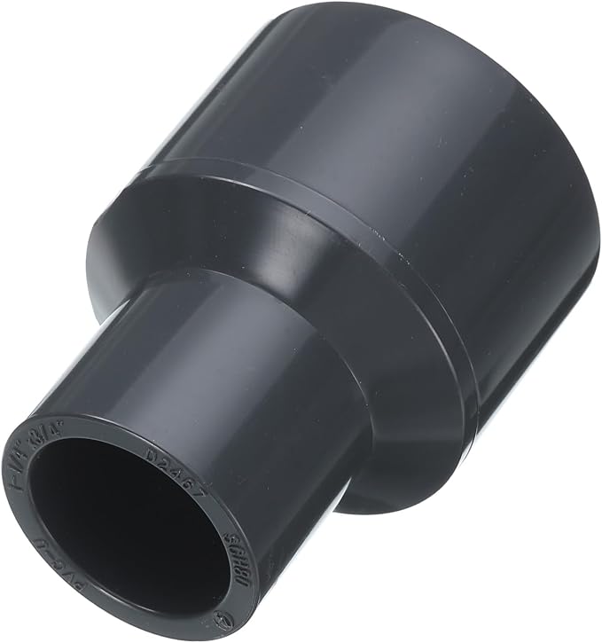 HARFINGTON PVC Reducing Coupling 1-1/4 x 3/4" Increaser/Reducer Coupling Pipe - Image 3