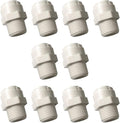 Malida Push to Connect 3/8 Male Connector 3/8 Ro Tube Fitting, 10 Pack | Food by MALIDA