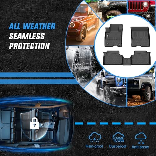 Nilight TPE Floor Mats for Ford Maverick Hybrid 2022 2023 2024 2025 2026 - Image 5
