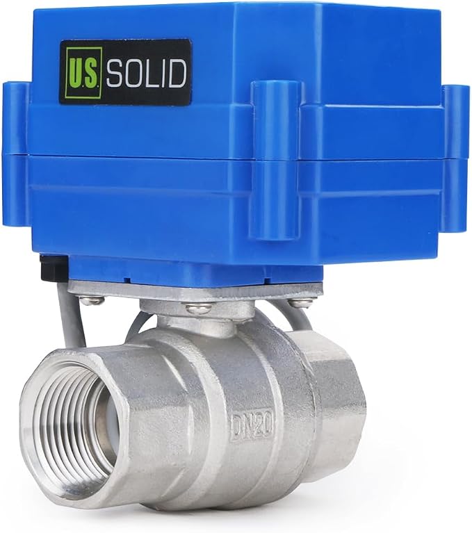 U.S. Solid 3/4" Motorized Ball Valve - Image 2