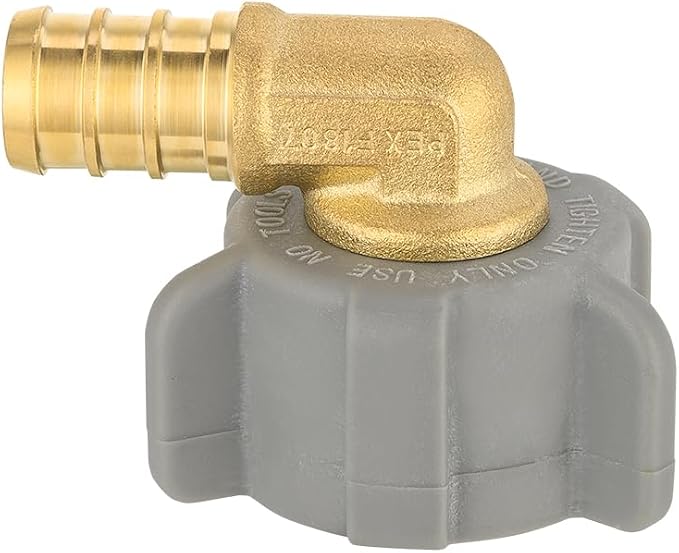 5 PCs EFIELD 1/2" Pex X 7/8 Inch Toilet BC Swivel Female Elbow | Brass Barb - Image 6