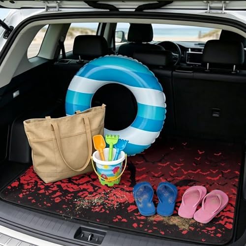 Red Bat Universal Car Trunk Mat All Weather Trunk Protection Cargo Liner - Image 2