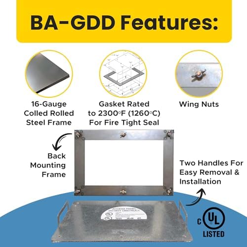 Best 16″ x 20″ Grease Duct Access Panel - Image 2