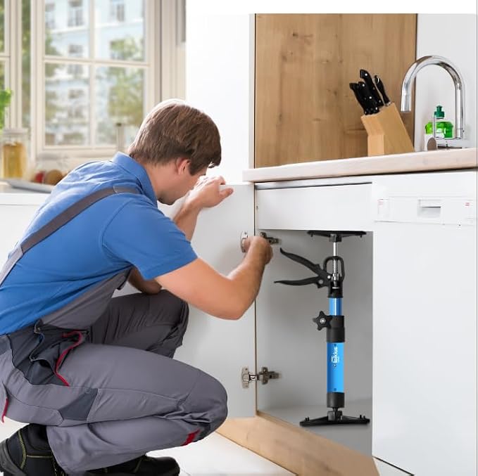 2PK Steel Cabinet Jacks for Installing Cabinets, 21.3-45.3Inches, Adjustable - Image 5