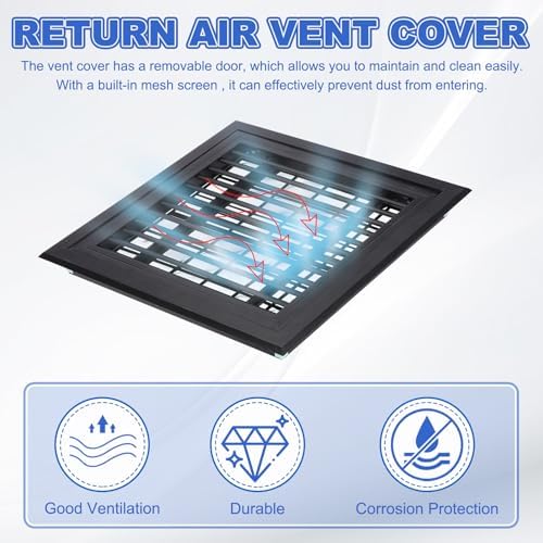 PATIKIL 16x16 Inch Plastic Ventilation Grille, Return Air Vent Cover Removable - Image 4