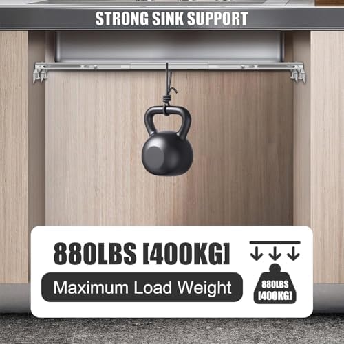 Undermount Sink Bracket & Kitchen Sink Installation Parts Kit, Stainless Steel - Image 5