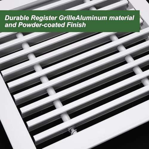 PATIKIL 12x8 Inch Linear Bar Air Vent Grille, Sidewall HVAC Air Supply and - Image 4