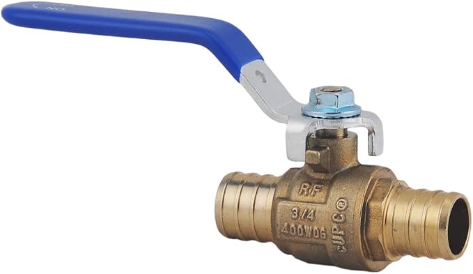 LD- 3/4" PEX Brass Ball Valve, LF Brass 3/4-in X 3/4-in PEX Shut off Ball Valve - Image 6