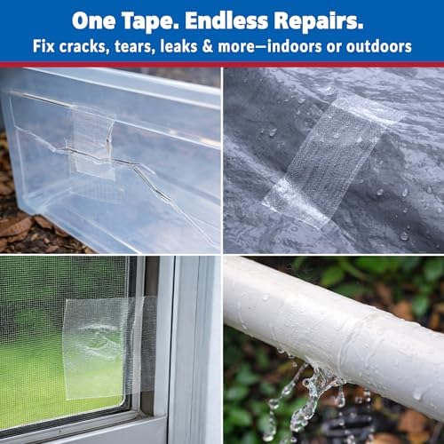 Gaffer Power Clear Repair Tape 2” x 20 Yards – Semi-Transparent Waterproof Duct - Image 2