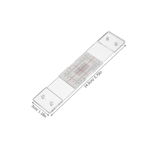 2pcs Portable Acrylic Crack Width Gauge - Image 2