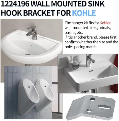 Wall-Mounted Sink Hook Bracket, 1224196 Hook Kit Fit - Image 5