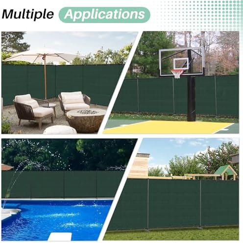 SunnyRoyal 6' x 11' Privacy Fence Screen Panel - Image 2