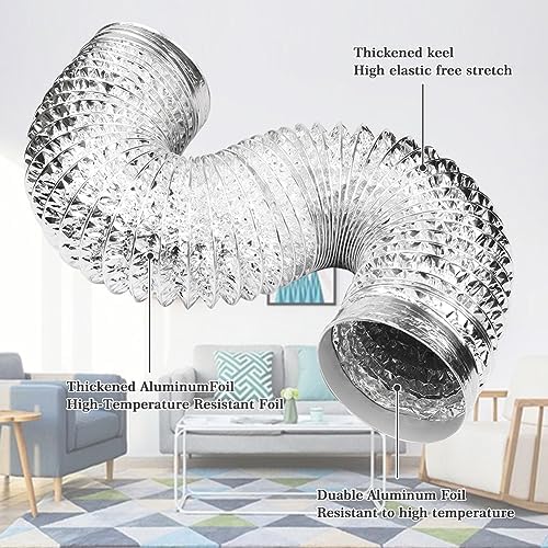 4 Inch 10FT Dryer Vent Hose, Flexible Air Ducting - Image 4