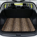 Brown Leopard Cargo Liner 29"x39" by Mintulipy