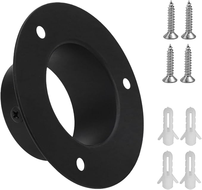 Antrader Shower Curtain Rod Holder, Wall Mount Pipe Bracket - Image 4