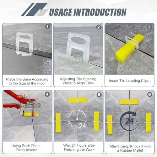Storystore Tile Leveling System Tiles Leveler Spacers - Image 6