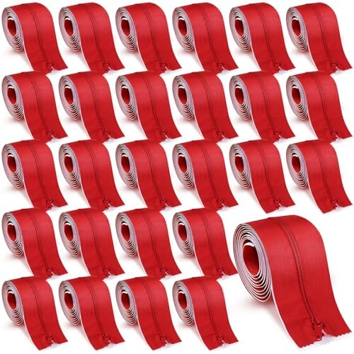 Tigeen 24 Roll Heavy Duty Zipper Door Dust Barriers 7 ft x 4 Inch by Tigeen