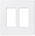 ELEGRP 2-Gang Screwless Decorative Wall Plates, Mid-Size 4.88" height x 4.94" by ELEGRP%7CELEGROUP