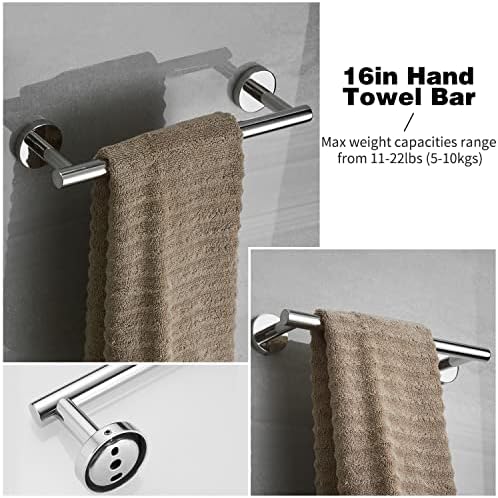 20pcs Brushed Nickel Bathroom Hardware Set - Image 2