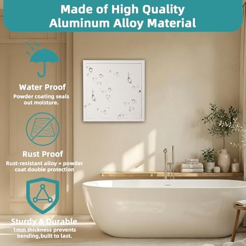 12x20 Access Panel for Drywall, Metal Drywall Access Panel for Plumbing - Image 4