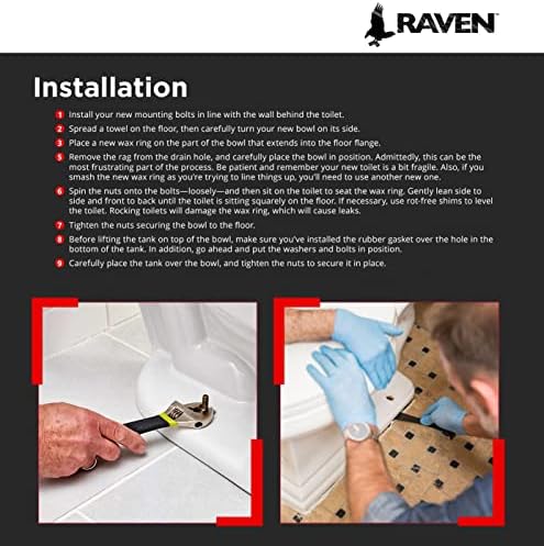 Raven KCDC-36436 Brass Plated Closet Bolts - Image 4