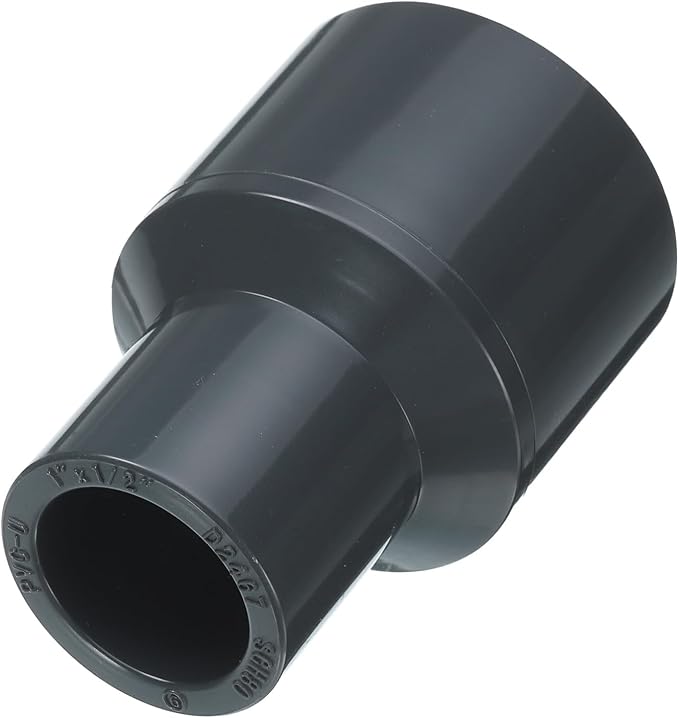 HARFINGTON PVC Reducing Coupling 1 x 1/2" Increaser/Reducer Coupling Pipe - Image 3