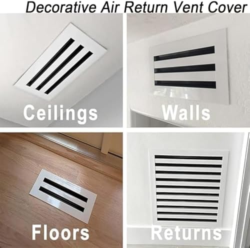 Air Return Vent Cover Decorative Aluminum Gable Vent Cutout 10x10 in - Image 5
