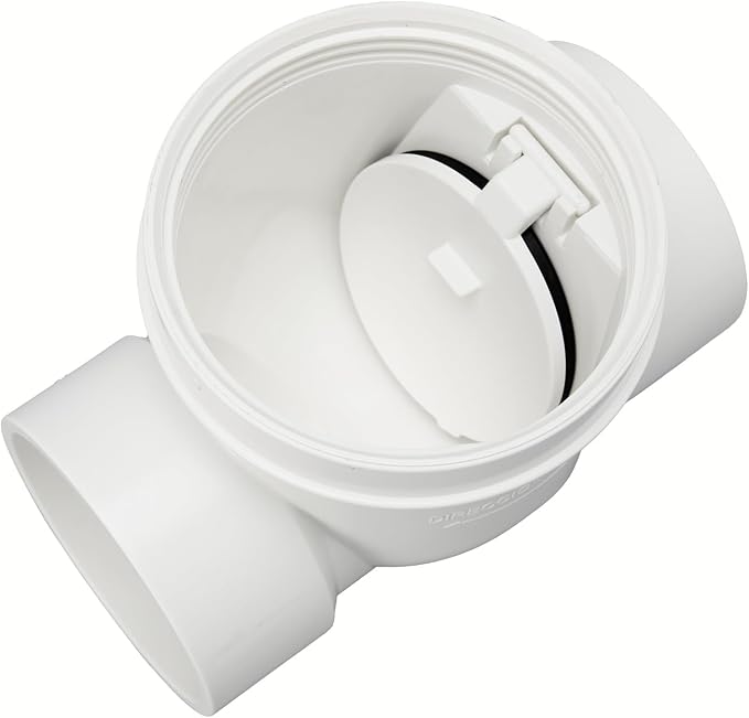 4 Inch Pvc Backwater Valve, Sewer Check Back Flow Preventer Drain Backflow - Image 5