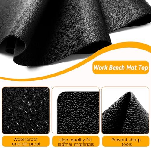 U0U 47.2" x17.3" Workbench Mat, DIY Worktable Mat Workbench Cover - Image 3